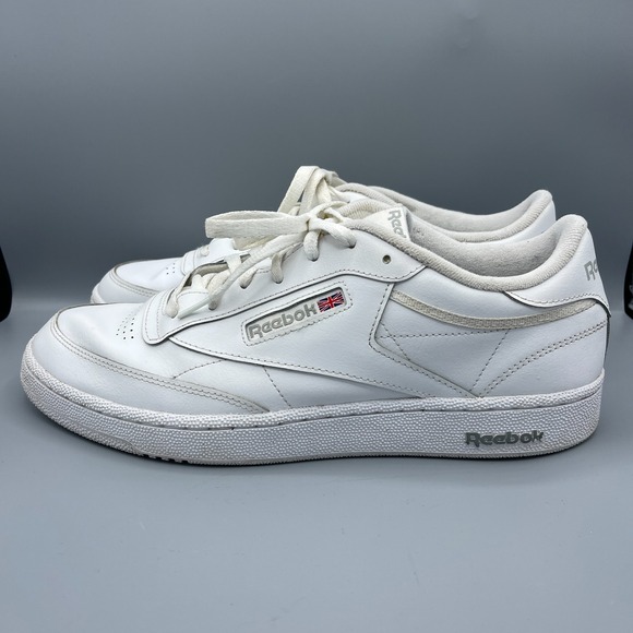 Reebok Classic Club C 85 Sneakers Mens US Size 13 White Leather Low Top Lace Up - Picture 3 of 9